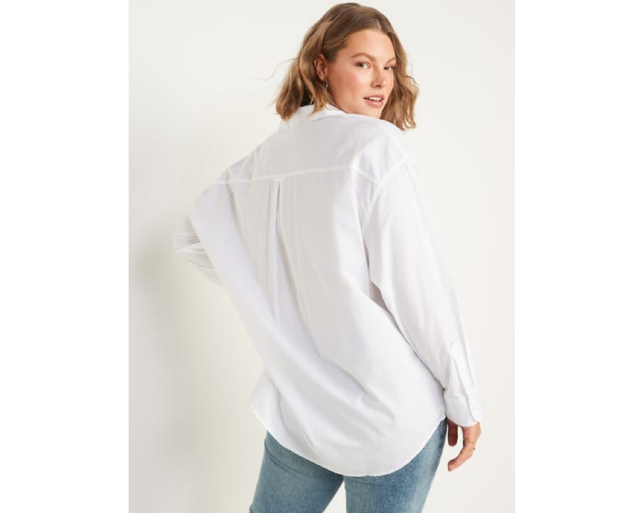 OLD NAVY BLUSA BOYFRIEND MUJER